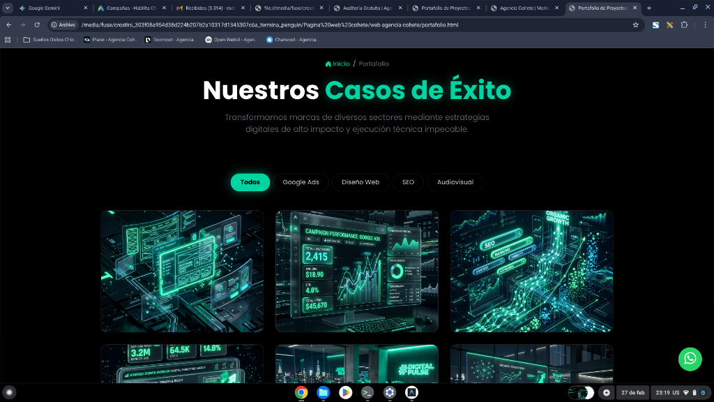 Proyecto de Posicionamiento Web - Portafolio